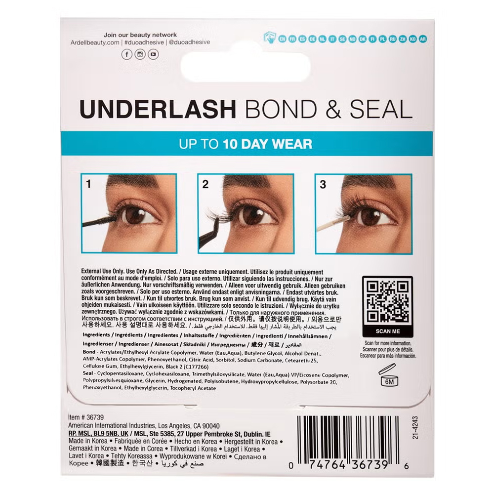 Mascara pentru Fixarea Genelor False DUO Underlash Bond & Seal
