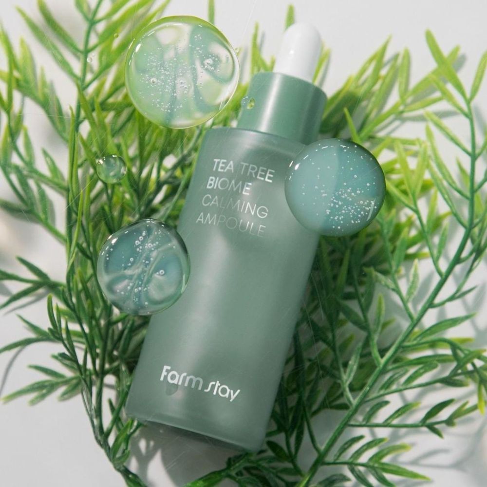 Emulsie Calmanta & Hranitoare cu Arbore de Ceai Farmstay Biome Calming Ampoule