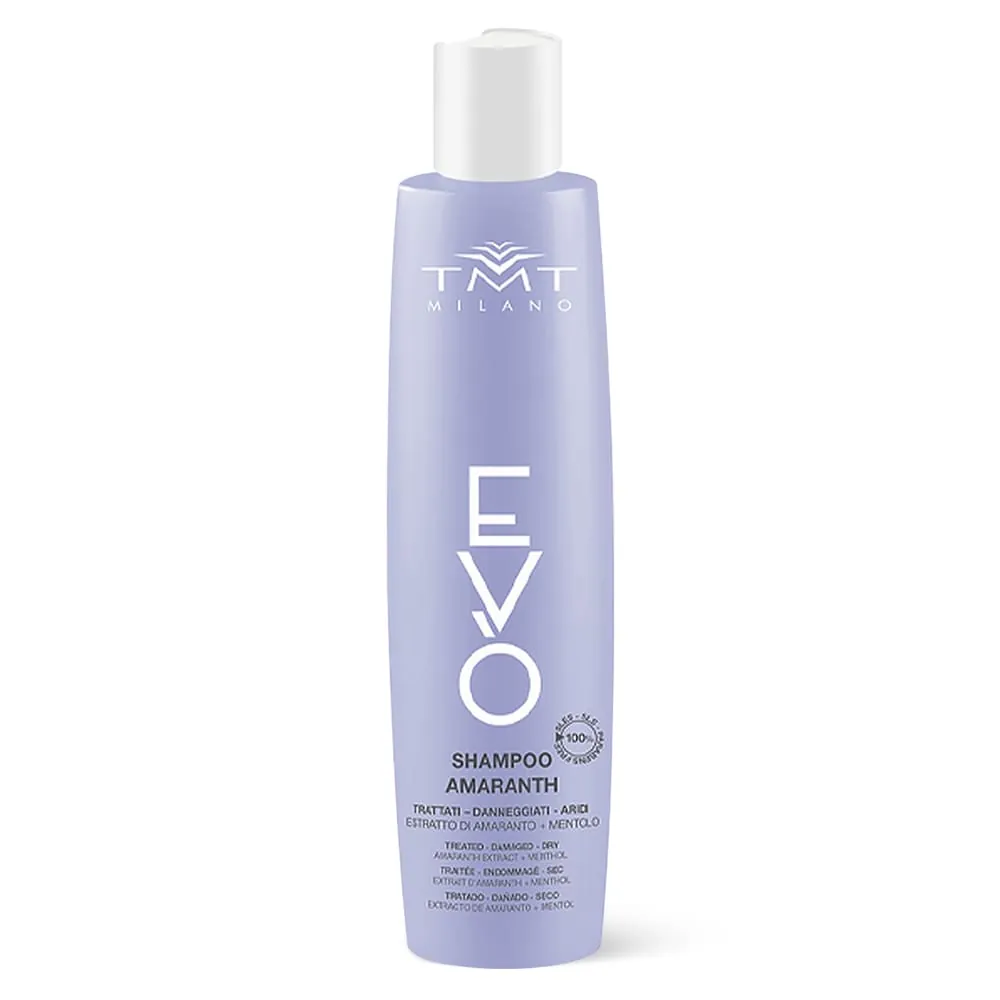 Sampon Profesional Reparator pentru Parul Uscat si Fragil TMT Milano EVO Amaranth Shampoo 300 ml