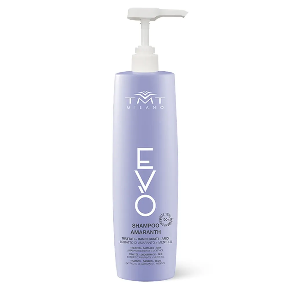 Sampon Profesional Reparator pentru Parul Uscat si Fragil TMT Milano EVO Amaranth Shampoo 1000 ml