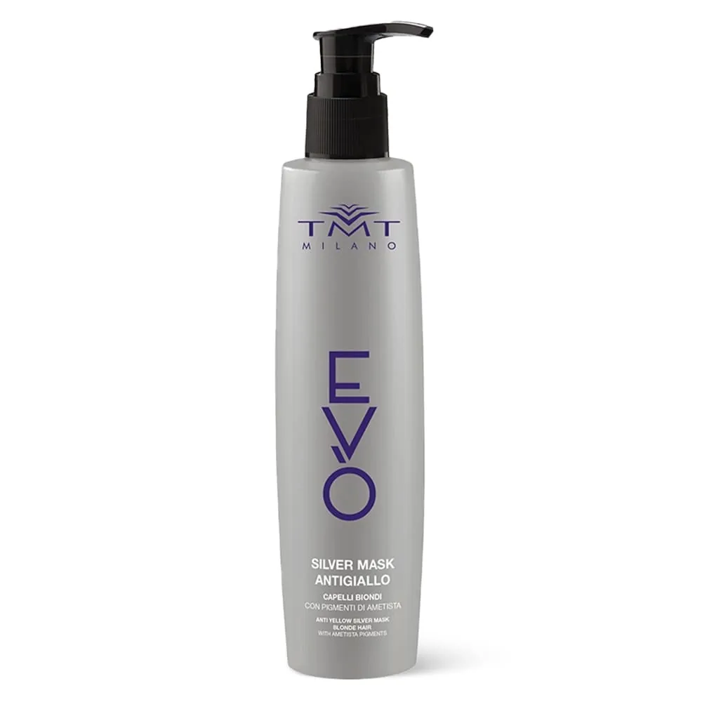 Masca Profesionala Anti-Reflexii Galbene TMT Milano EVO Silver Mask 300 ml