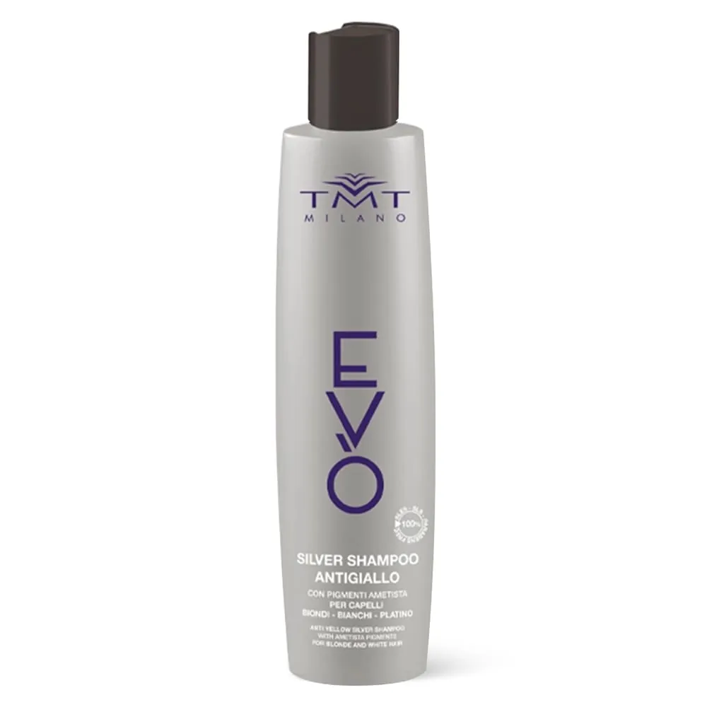 Sampon Profesional Anti-Reflexii Galbene TMT Milano EVO Silver Shampoo 300 ml