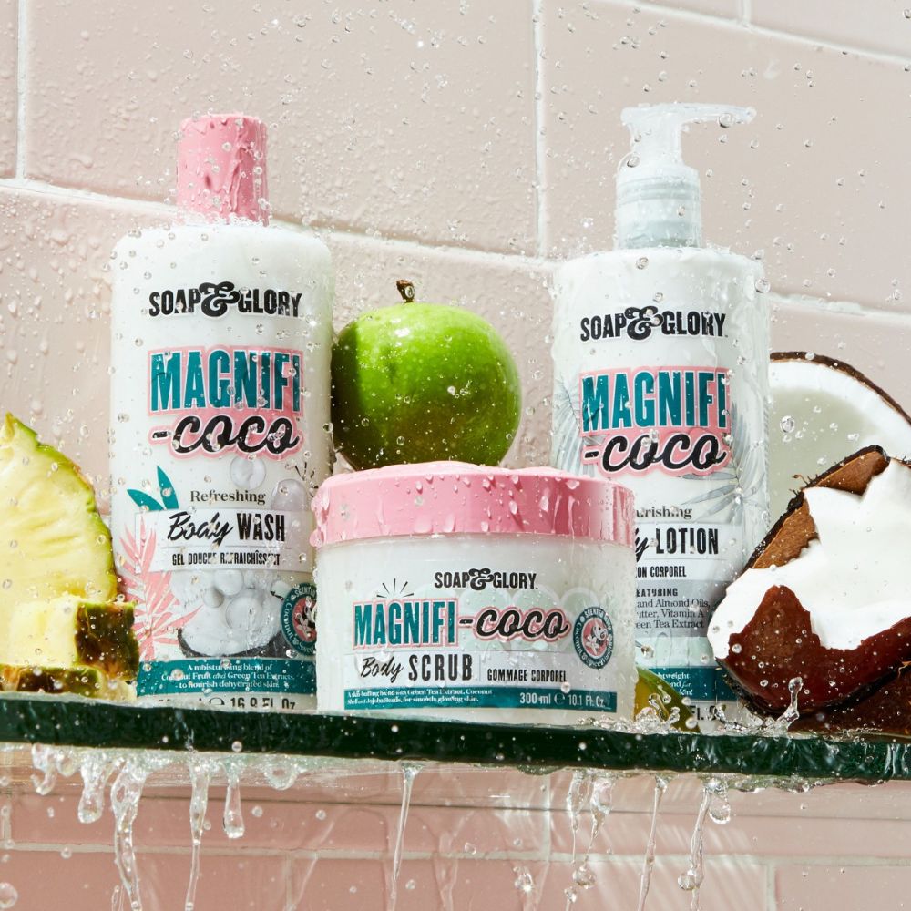 Exfoliant de Corp Soap & Glory Magnificoco Coconut & Sweet Vanilla Body Scrub