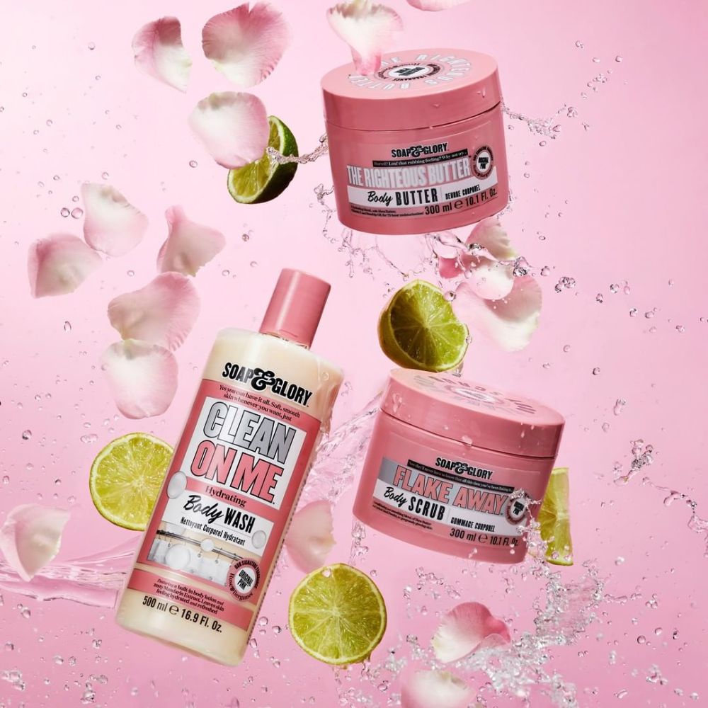 Exfoliant de Corp Soap & Glory Original Pink Flake Away
