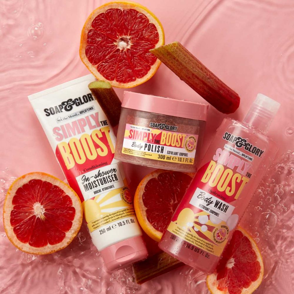 Exfoliant de Corp Soap & Glory Simply The Boost Body Scrub