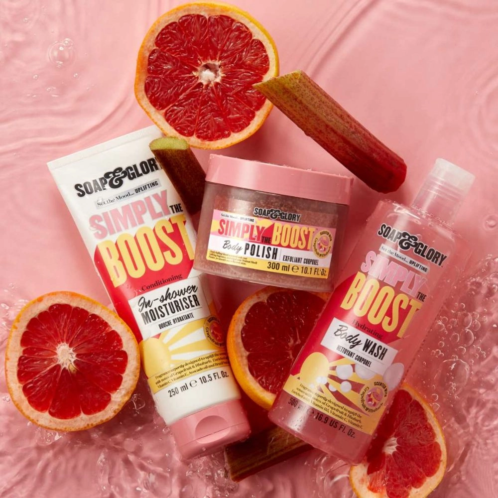 Exfoliant de Corp Soap & Glory Simply The Boost Body Scrub