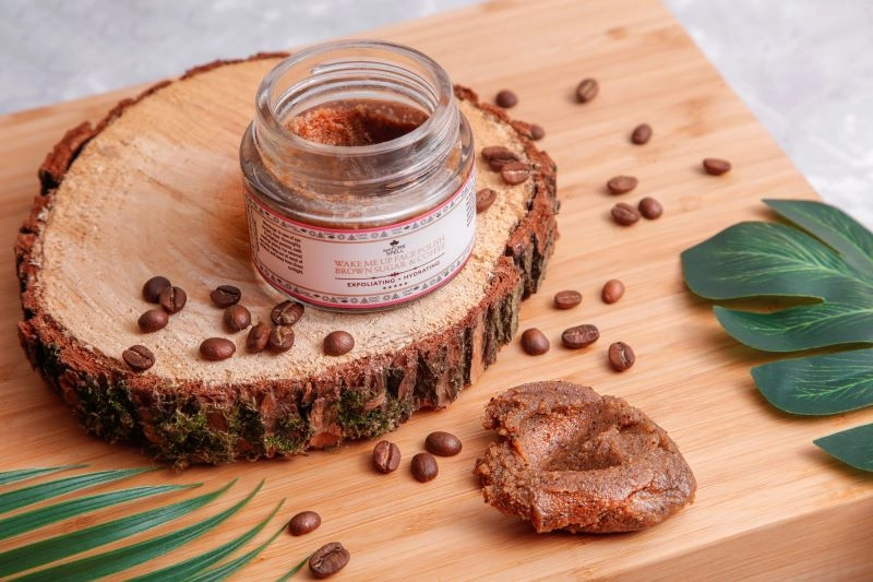 Exfoliant Hidratant Nature Spell Brown Sugar & Coffee Face Scrub