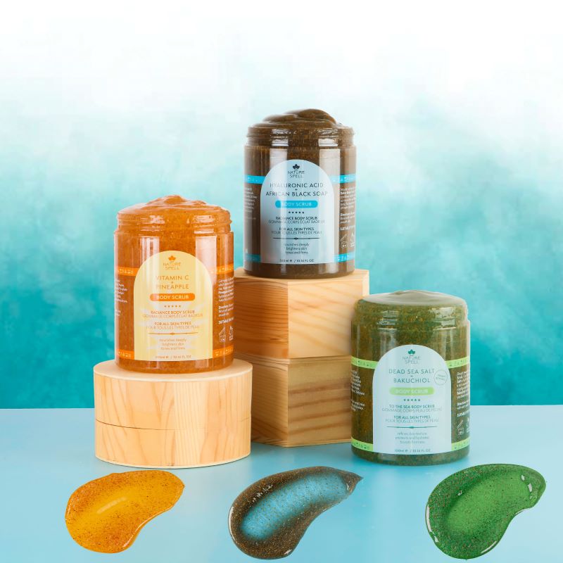 Exfoliant pentru Corp Nature Spell Dead Sea Salt & Bakuchiol Body Scrub