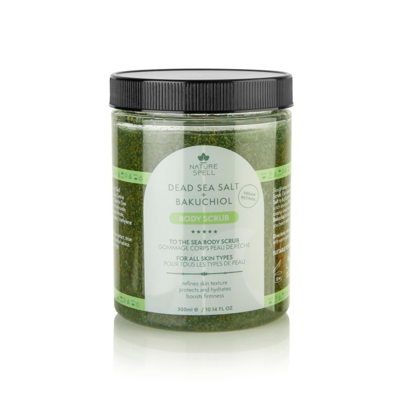 Exfoliant pentru Corp Nature Spell Dead Sea Salt & Bakuchiol Body Scrub