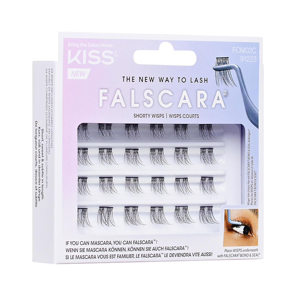 Gene False Individuale KissUSA Falscara Lashes Shorty Wisps Multipack