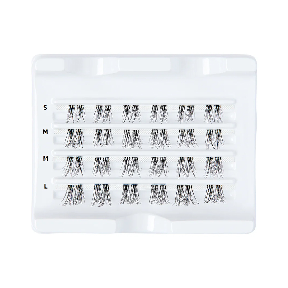 Gene False Individuale Diverse Lungimi KissUSA Falscara Lashes Clear Band Multipack
