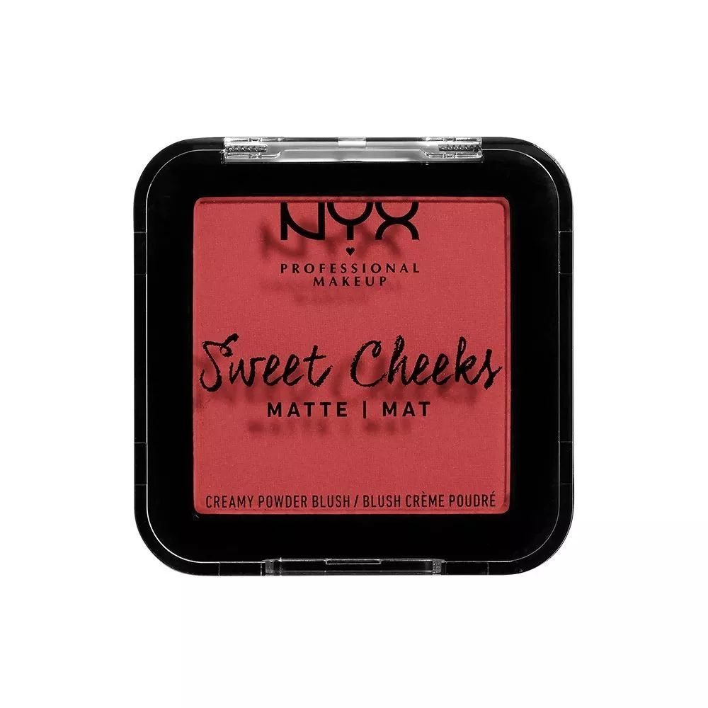 Fard de Obraz NYX Professional Makeup Sweet Cheeks Creamy Powder Blush Matte Citrine Rose
