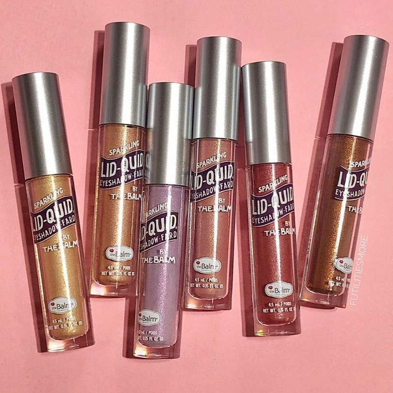 Fard de pleoape lichid theBalm Lid-Quid Sparkling Liquid Eyeshadow Irish Coffee