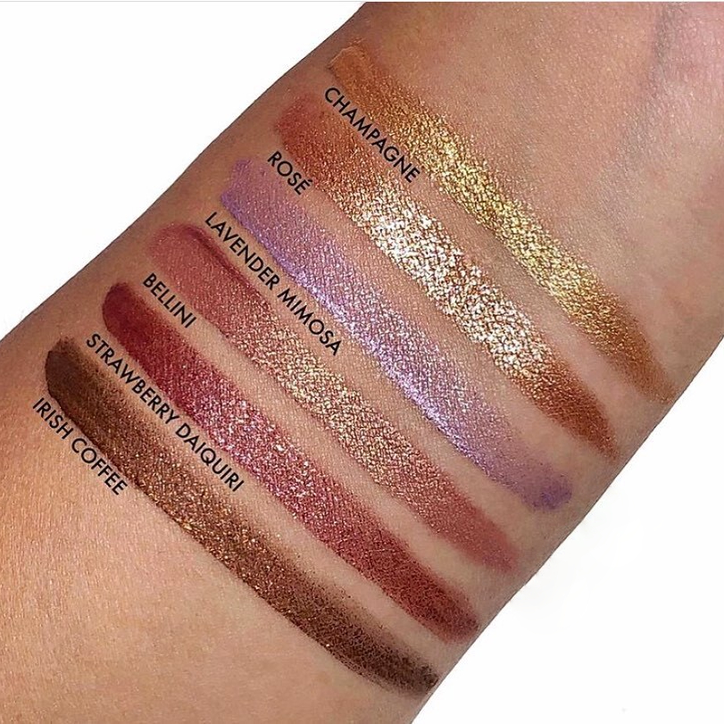 Fard de pleoape lichid theBalm Lid-Quid Sparkling Liquid Eyeshadow Irish Coffee