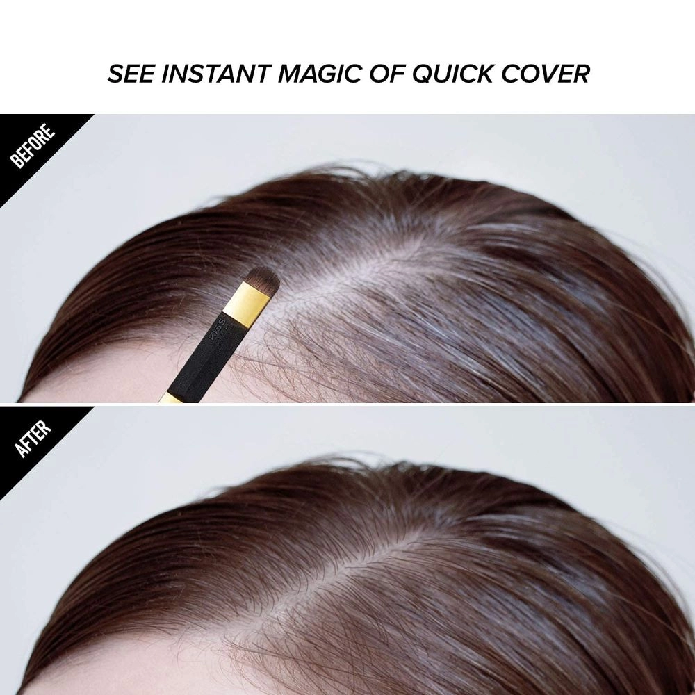 Fard pentru par KissUSA Quick Cover Root Touch Up Medium Brown