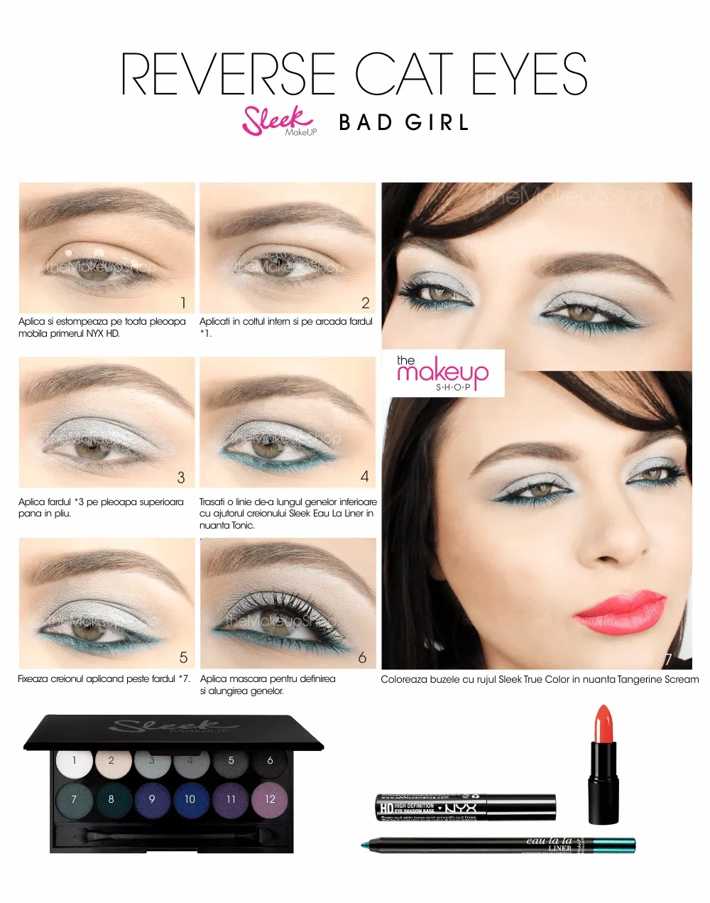 Paleta farduri Sleek MakeUP Bad Girl