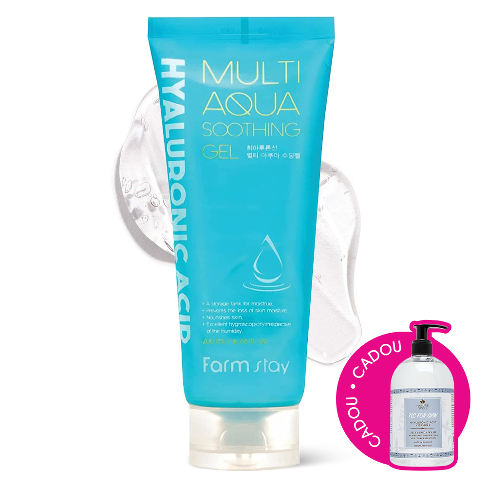 Gel Calmant & Hidratant Farmstay Hyaluronic Acid Multi Aqua Soothing Gel