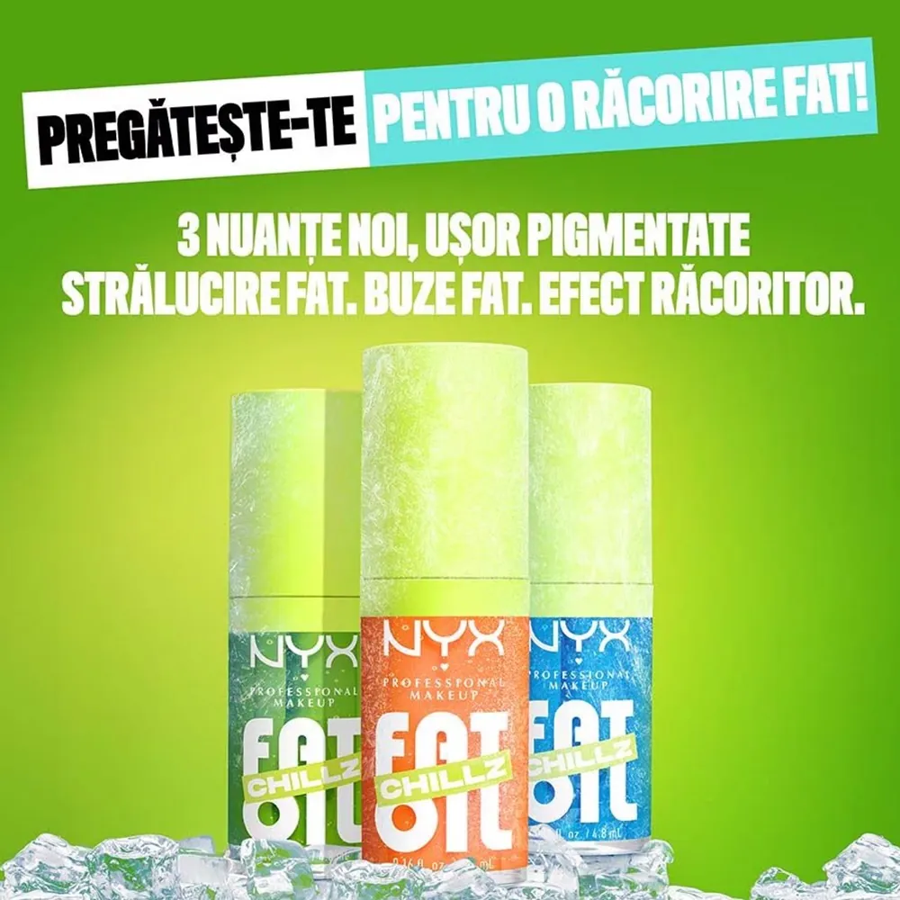 Luciu de buze NYX Professional Makeup Fat Oil Chillz