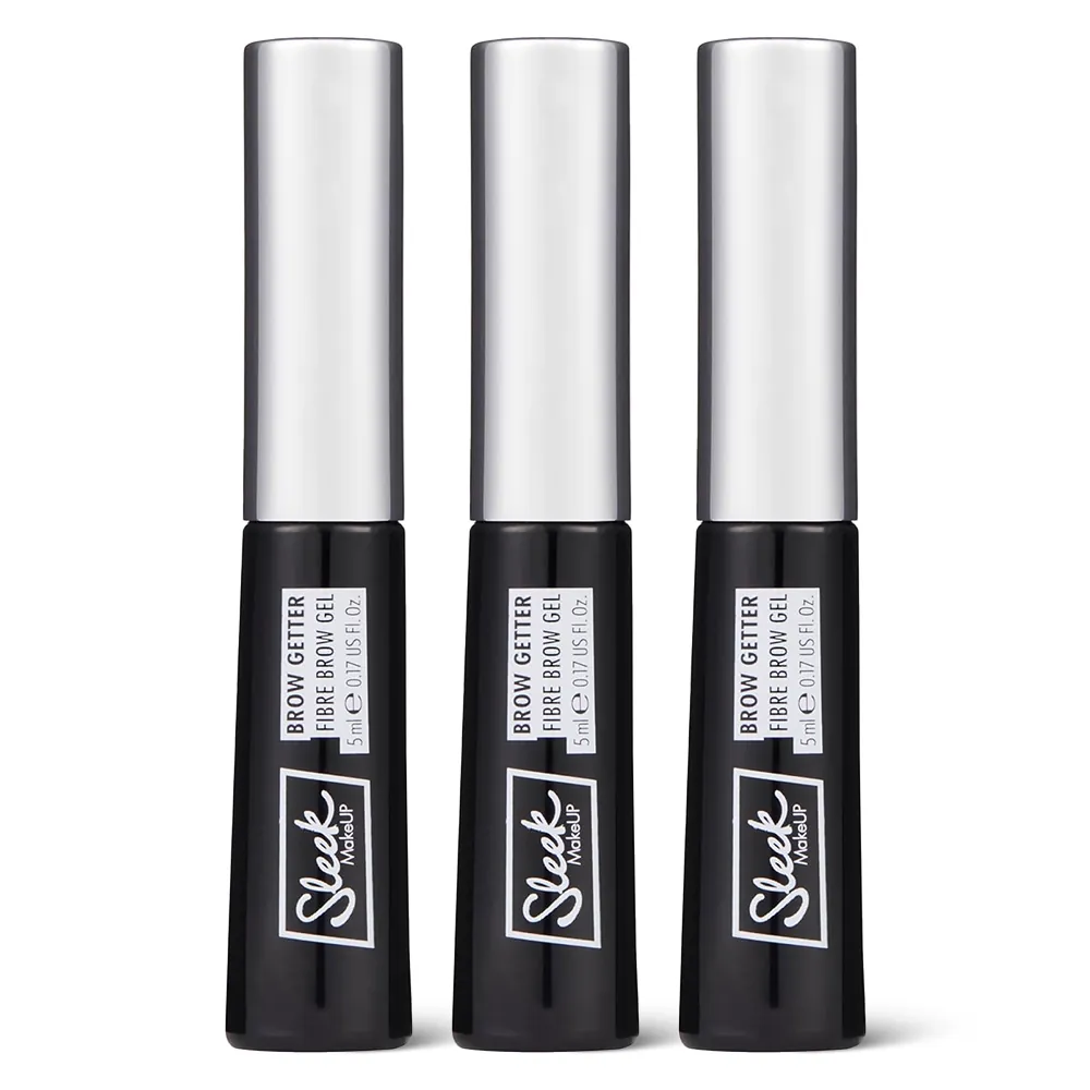 Gel pentru Definirea Sprancenelor cu Fibre Sleek Brow Getter Fibre Brow Gel Dark Brown