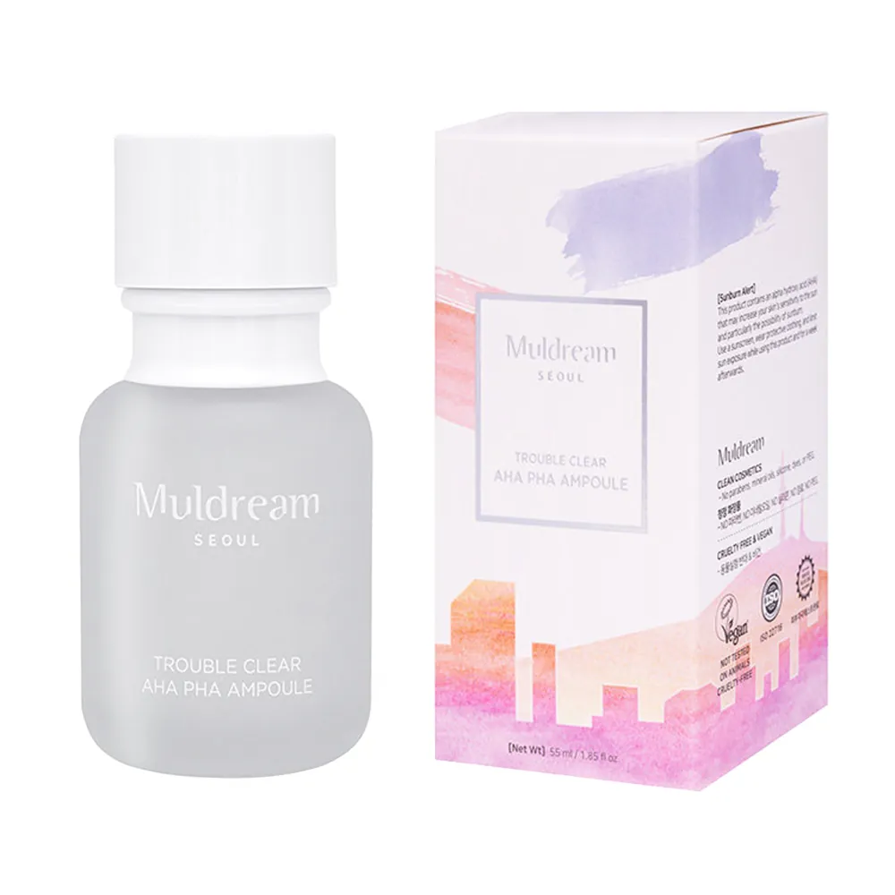 Ser Intens Reparator Anti-Imperfectiuni Muldream Trouble Clear AHA PHA Ampoule