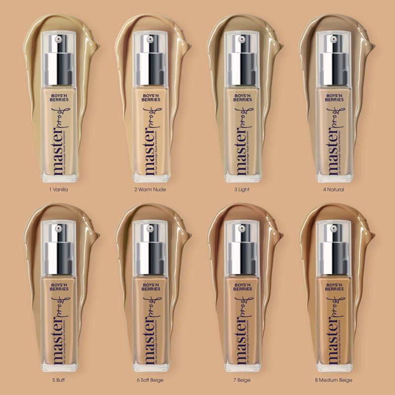 Fond de ten Boys`n Berries MASTERPROOF 12h Liquid Foundation Buff