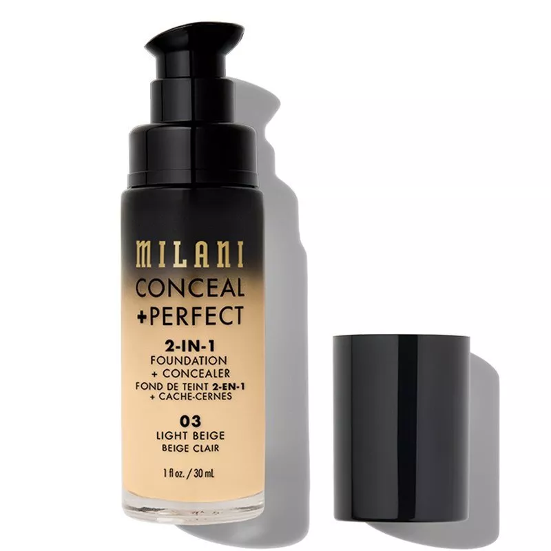 Fond de Ten Milani Conceal + Perfect 2 in 1 Foundation + Concealer Light Beige