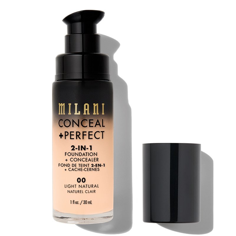 Fond de Ten Milani Conceal + Perfect 2 in 1 Foundation + Concealer Light Natural