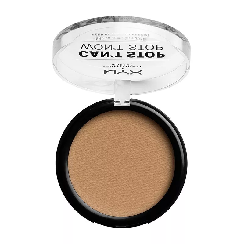 Fond de ten NYX Professional Makeup Can`t Stop Won`t Stop Powder Foundation Caramel