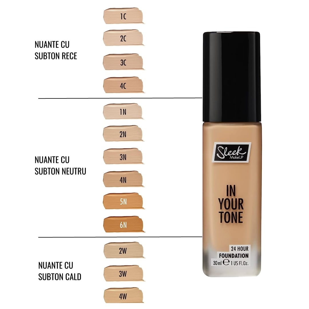 Fond de Ten Sleek Makeup In Your Tone 24 Hour Foundation 4W Light
