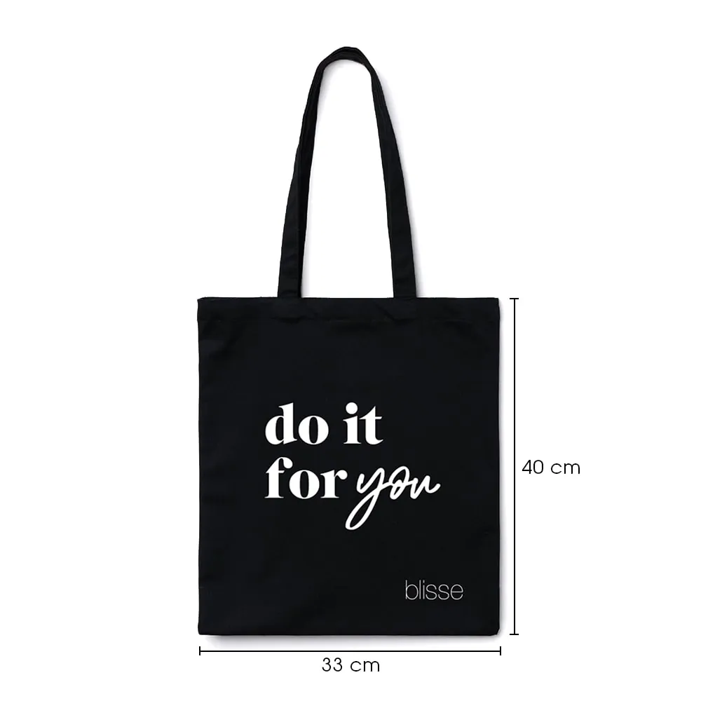 Geanta din Panza cu Imprimeu Blisse Tote Bag