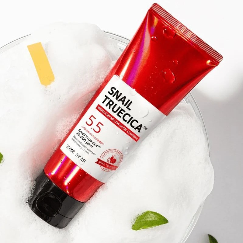 Gel curatare pentru regenerare SOME BY MI Snail Truecica Miracle Repair Low pH Gel Cleanser