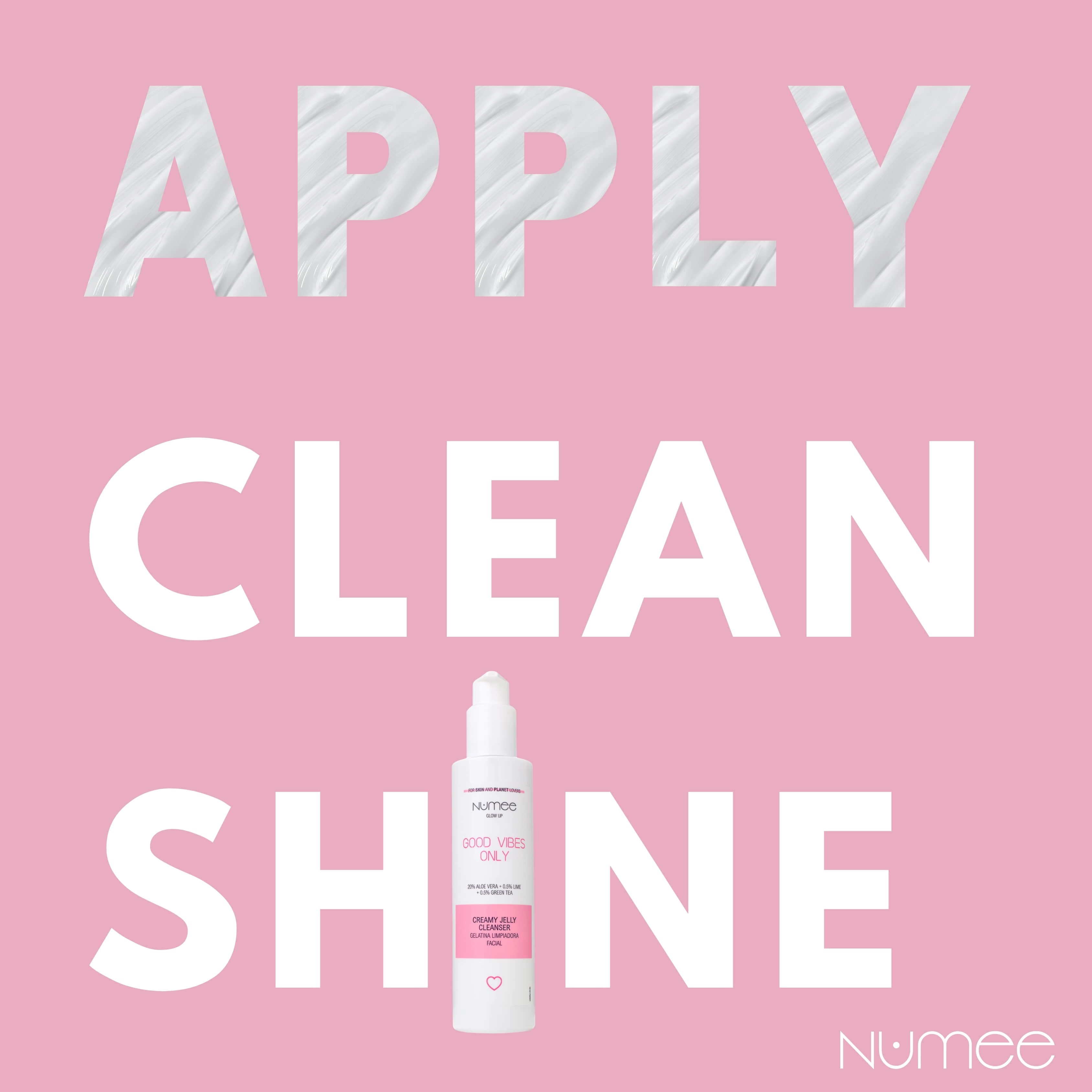 Gel pentru Curatare Numee Glow Up Good Vibes Only Creamy Jelly Cleanser