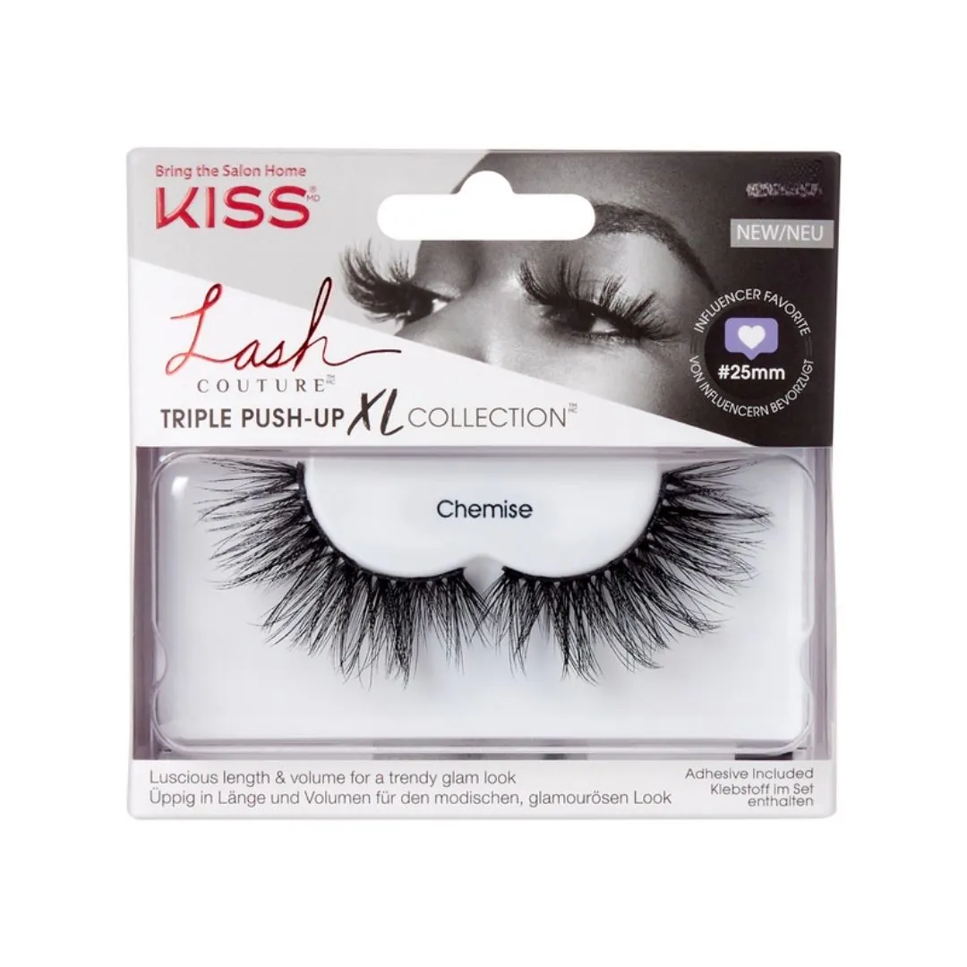 Gene false tip bandă KissUSA Lash Couture Push Up XL Collection Chemise Kiss USA