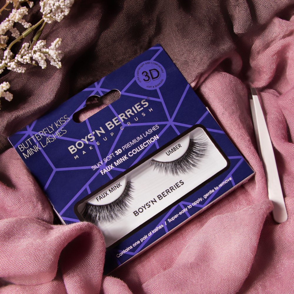 Gene false Boys`n Berries Single 3D Faux Mink UMBER