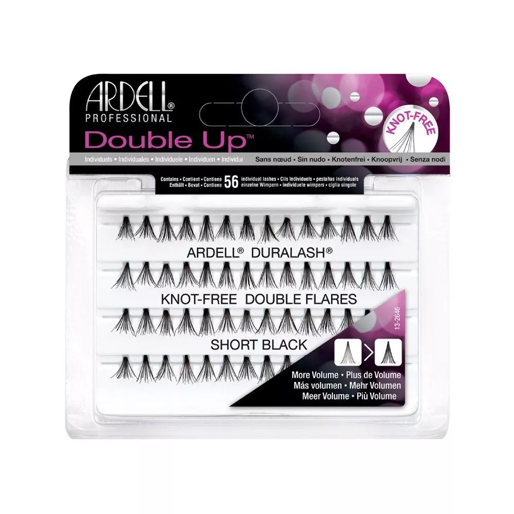 Gene false individuale Ardell Duralash Knot-Free Double Individual Lashes Short