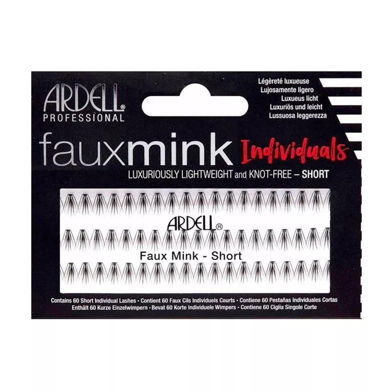 Gene False Individuale fara Nod Ardell Faux Mink Individuals Lashes Short