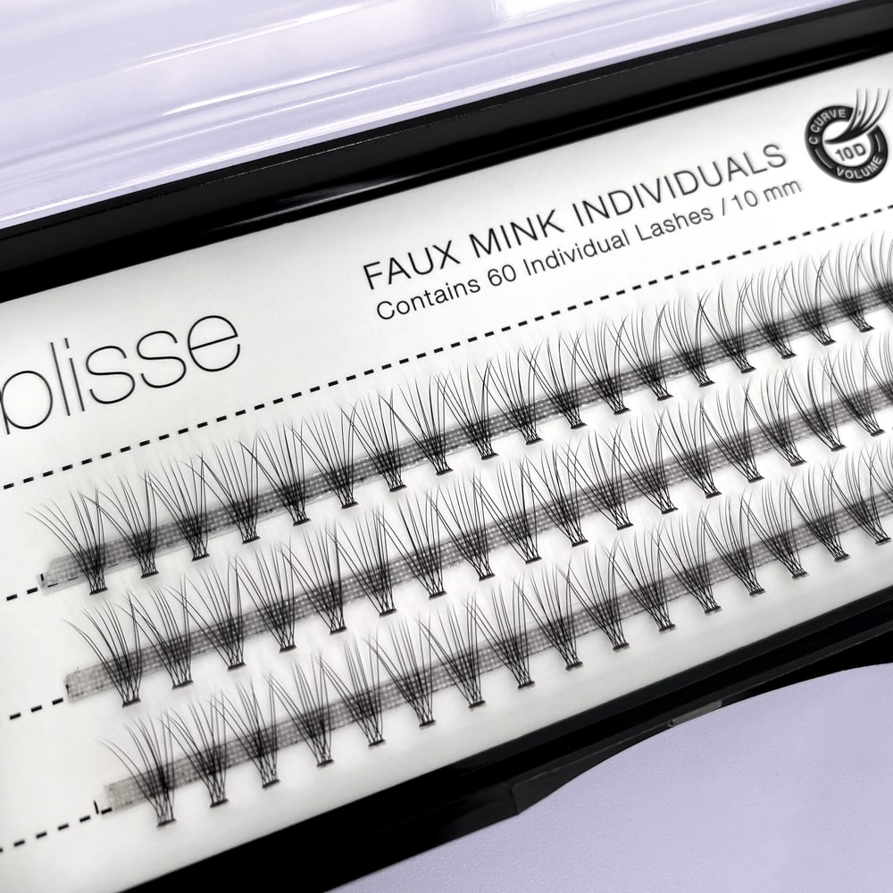Gene False Individuale Lungime Medie Blisse 10D Individual Lashes