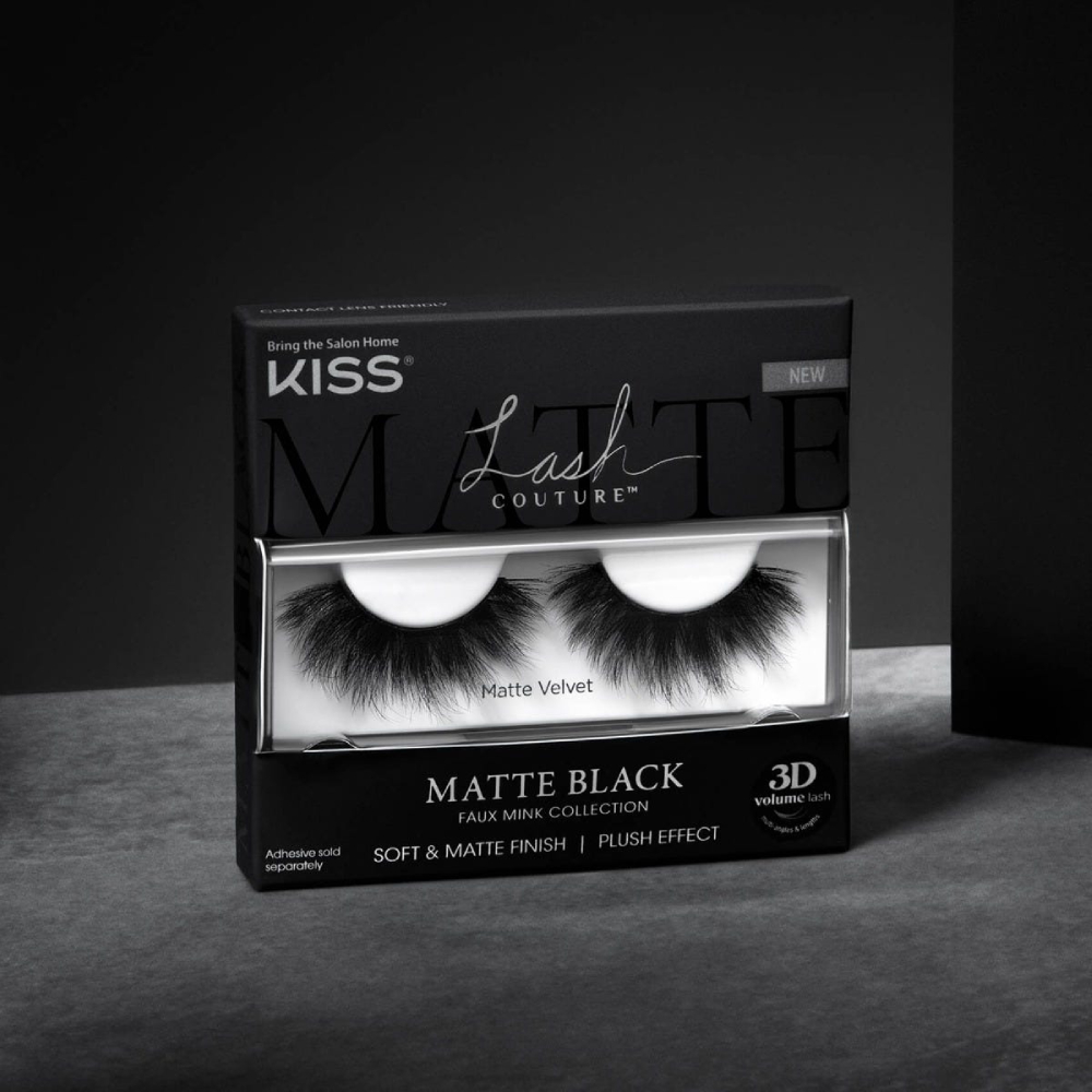 Gene False KissUSA Lash Couture Matte Black Matte Velvet