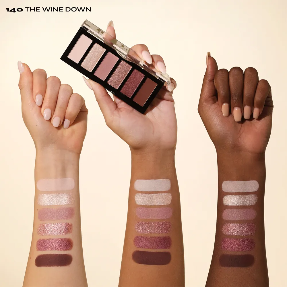 Paleta Farduri Milani Gilded Eyeshadow Palette The Wine Down