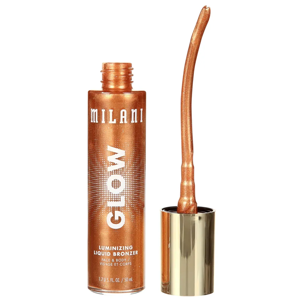 Bronzer Lichid Milani Glow Luminizing Face & Body Liquid Bronzer Bronze Glow