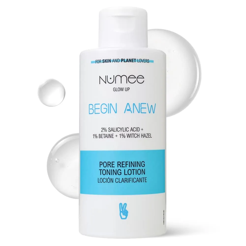 Lotiune Tonica Numee Glow Up Begin Anew Pore Refining Toning Lotion