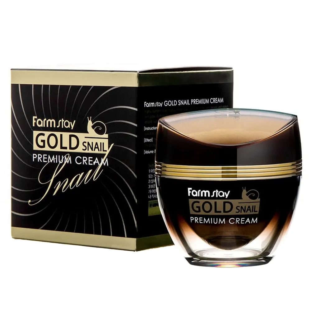 Crema Hranitoare Farmstay Gold Snail Premium Cream