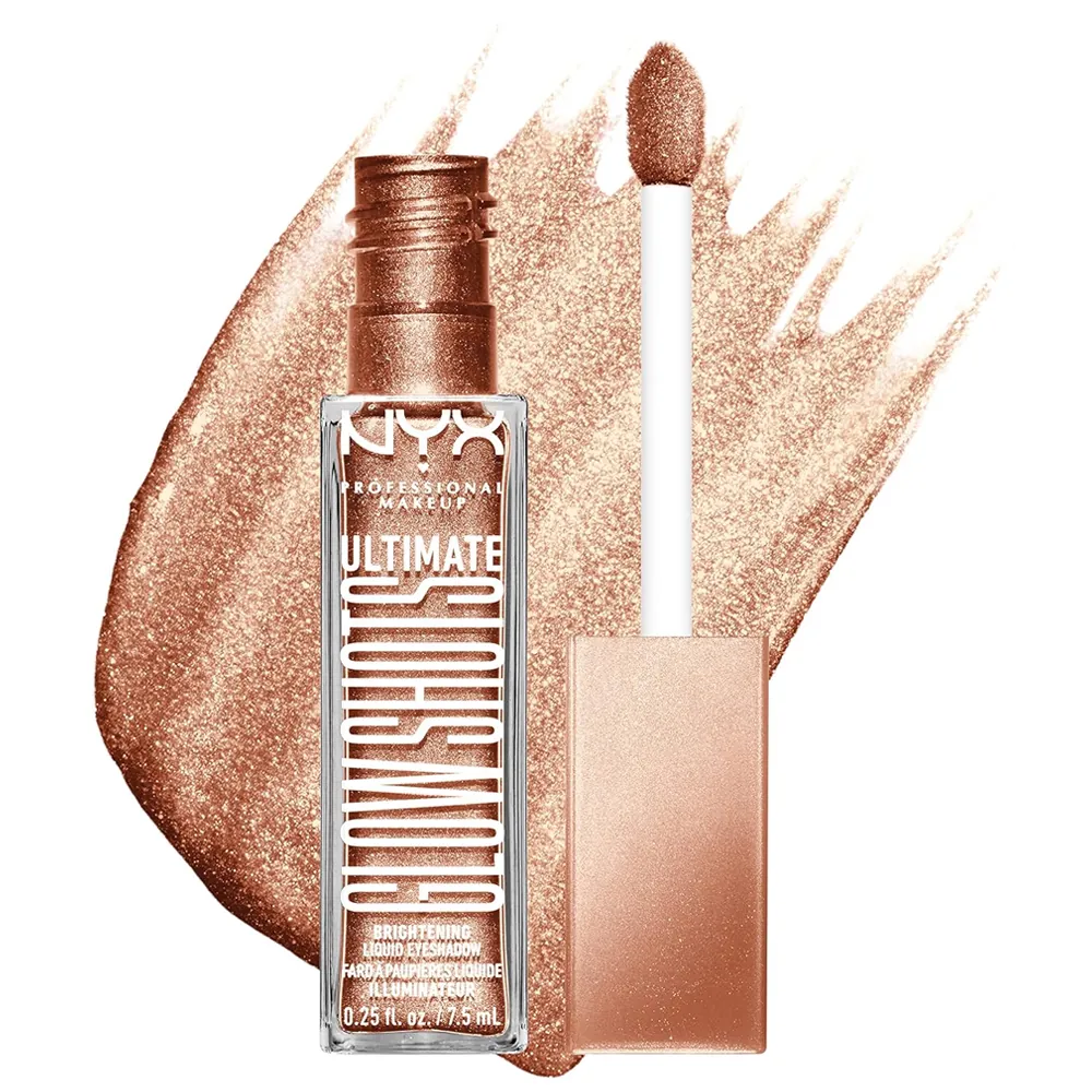 Fard de Pleoape Lichid NYX Professional Makeup Ultimate Glow Shots Golden Goji