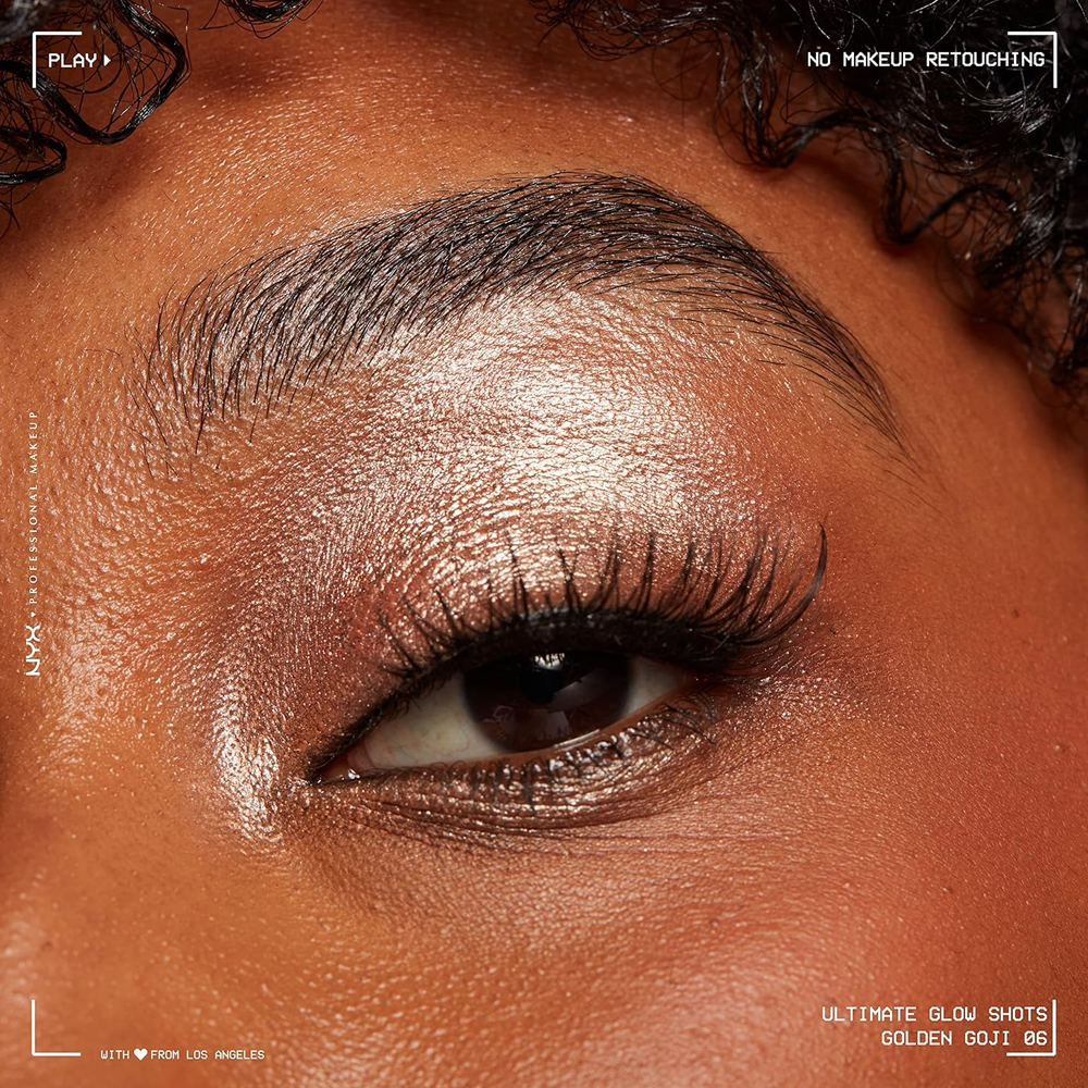 Fard de Pleoape Lichid NYX Professional Makeup Ultimate Glow Shots Golden Goji