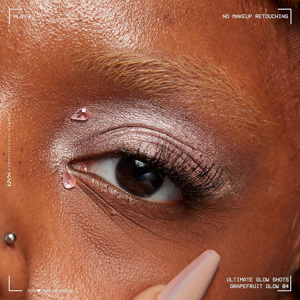 Fard de Pleoape Lichid NYX Professional Makeup Ultimate Glow Shots Grapefruit Glow