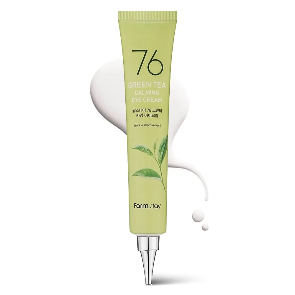 Crema Calmanta pentru Zona Ochilor cu Ceai Verde Farmstay Green Tea Calming Eye Cream