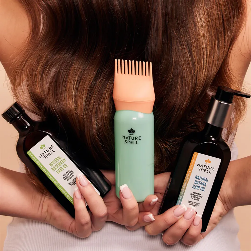 Recipient pentru Aplicarea Uleiului Nature Spell Hair Oil Applicator Plastic Bottle