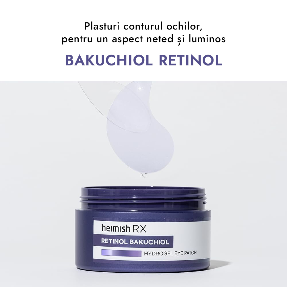 Patch-uri hidrogel Heimish RX Retinol Bakuchiol Hydrogel Eye Patch