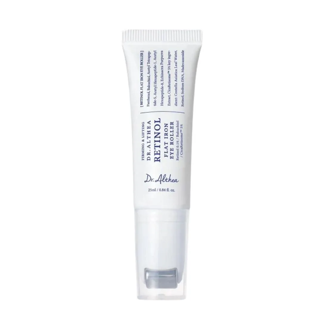 Ser pentru ochi cu retinol și aplicator tip roller Dr. Althea Retinol Flat Iron Eye Roller Dr. Althea
