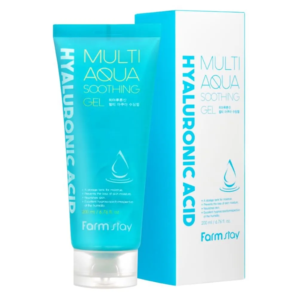 Gel Calmant & Hidratant Farmstay Hyaluronic Acid Multi Aqua Soothing Gel
